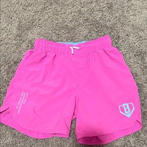 Baseball Lifestyle 101 Kids Pink Shorts